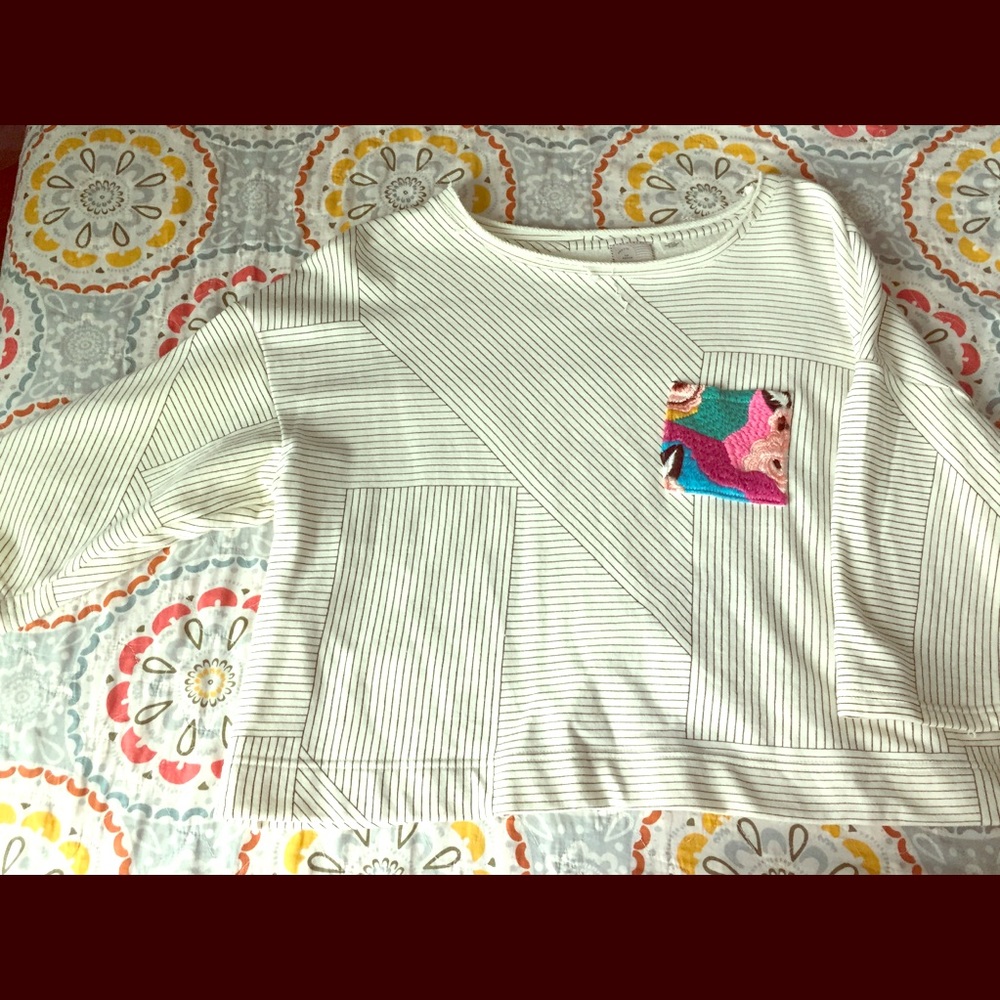 Cropped Anthropologie top